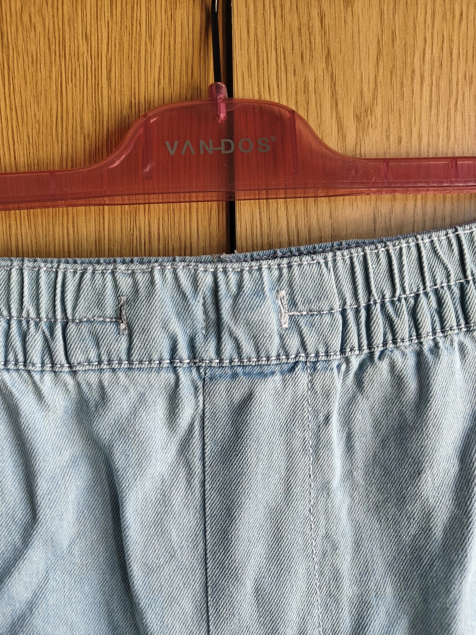 Cotton Fabric Denim Shorts – photo 4